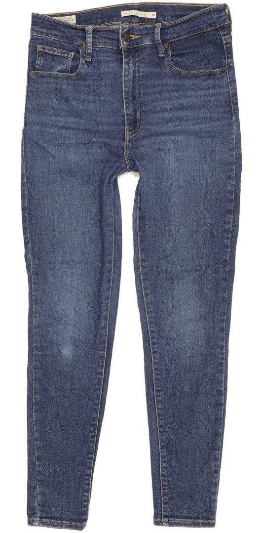Levi's Mile Blue Skinny Slim Stretch Jeans High Waisted W29 L28