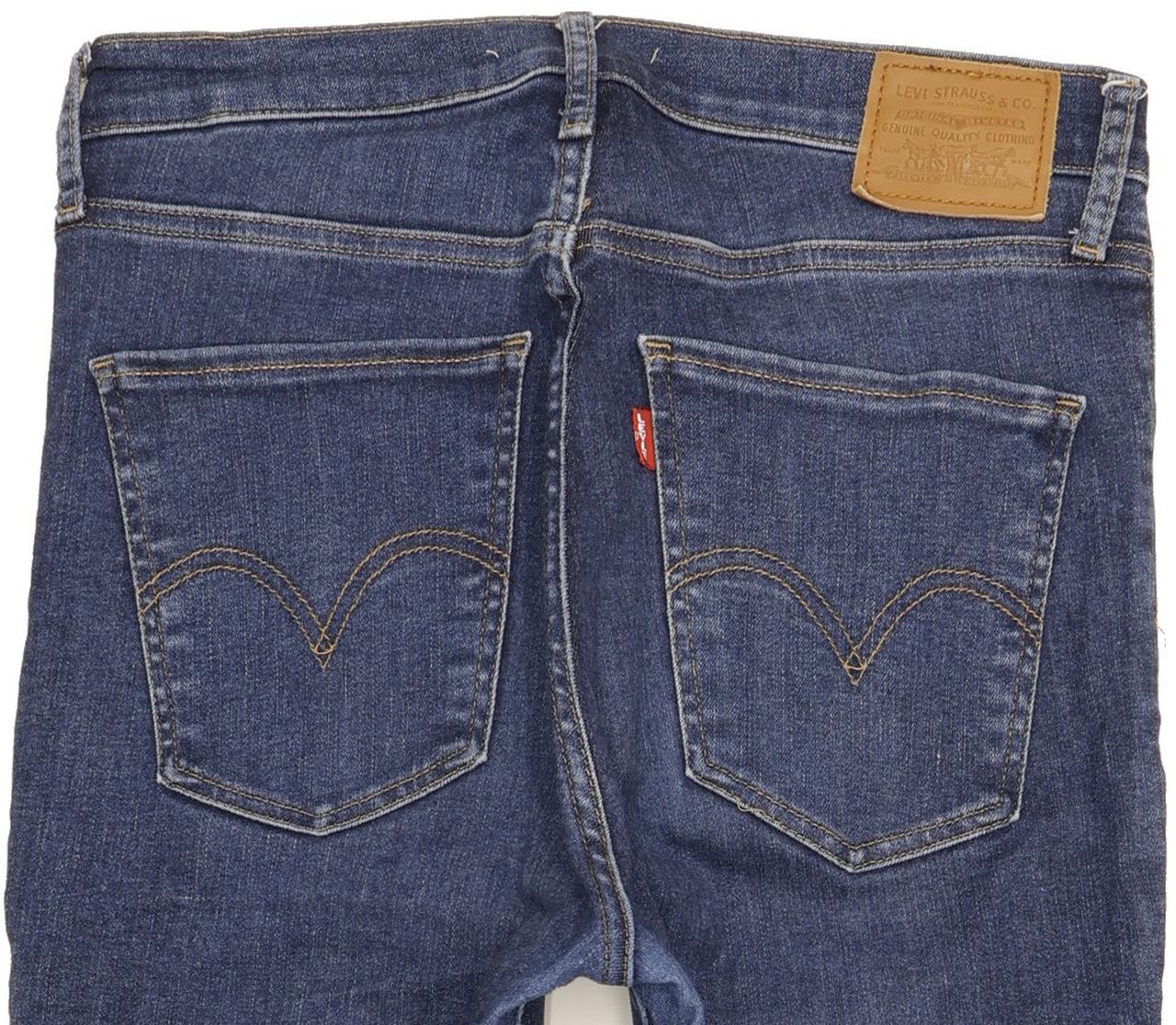 Levi's Mile Blue Skinny Slim Stretch Jeans High Waisted W29 L28