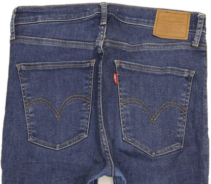 Levi's Mile Blue Skinny Slim Stretch Jeans High Waisted W29 L28