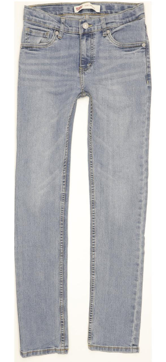 Levi's 510 Kids Blue Skinny Slim Jeans W26 L29