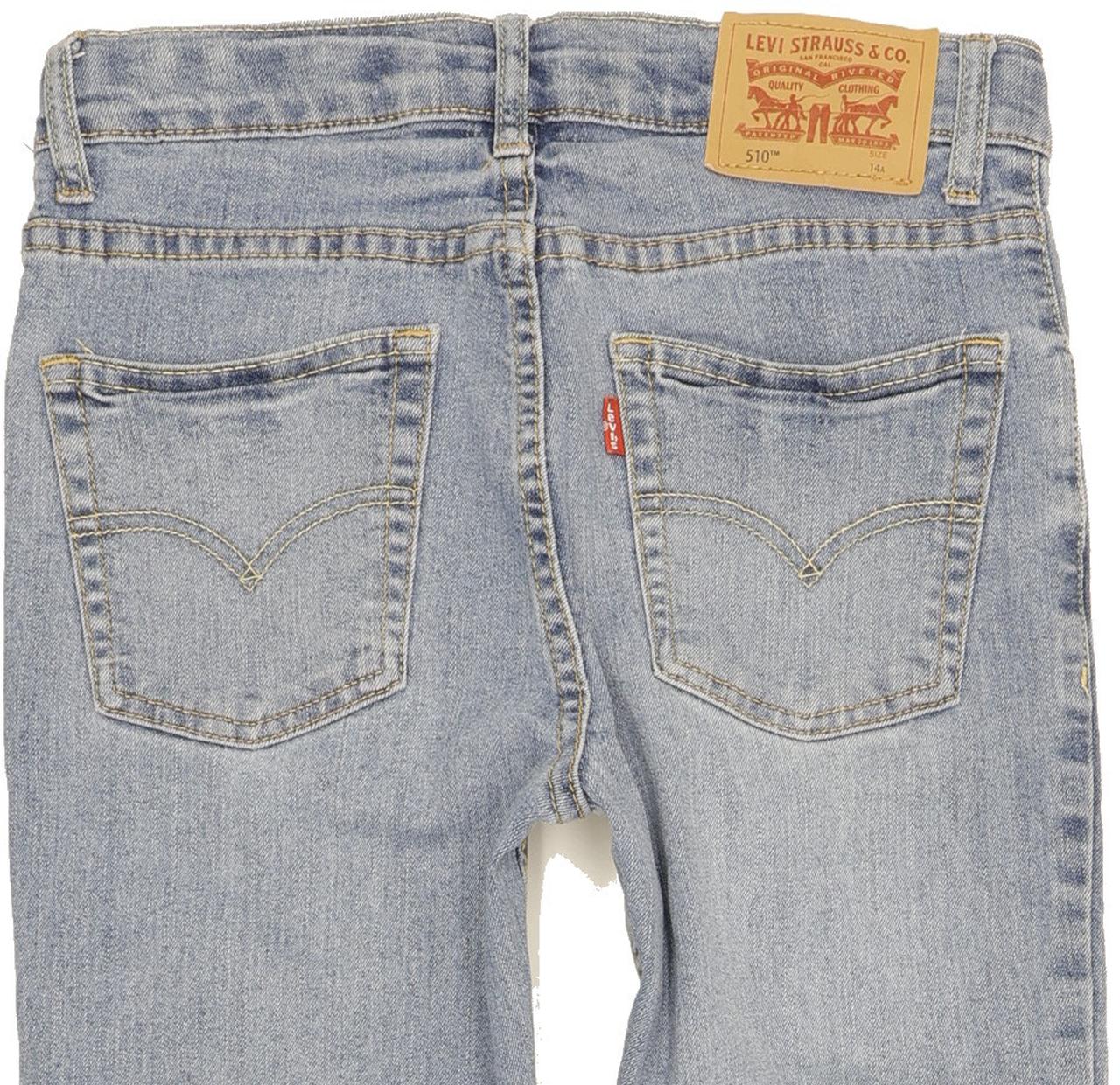 Levi's 510 Kids Blue Skinny Slim Jeans W26 L29