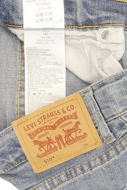 Levi's 510 Kids Blue Skinny Slim Jeans W26 L29