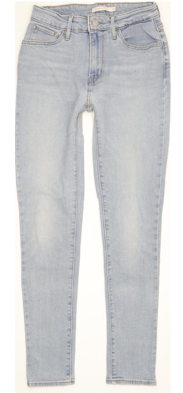 Levi's 721 Women Blue Skinny Slim Stretch Jeans W27 L30