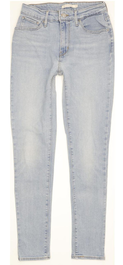 Levi's 721 Women Blue Skinny Slim Stretch Jeans W27 L30
