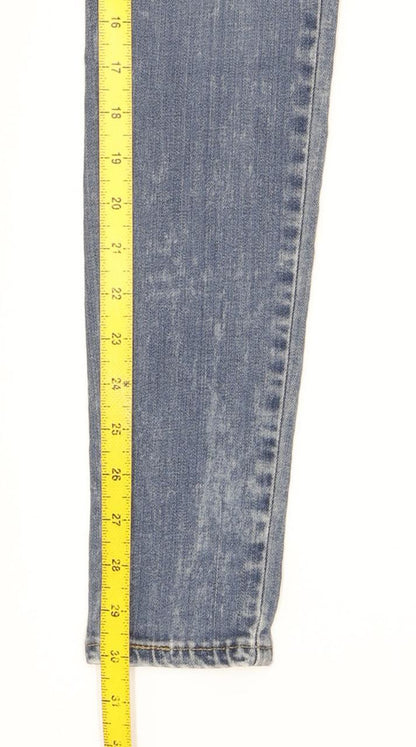 Levi's 710 Super Women Blue Skinny Slim Stretch Jeans W26 L30