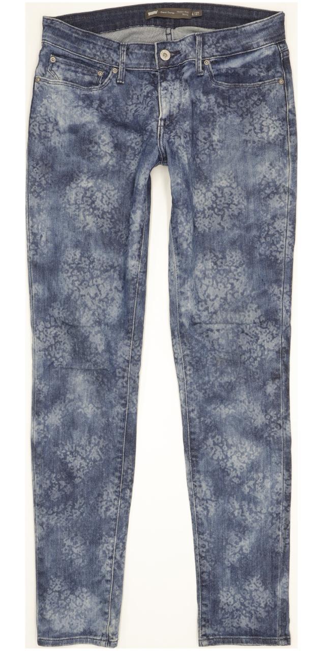 Levi's Demi Curve Women Blue Skinny Slim Stretch Jeans W27 L31