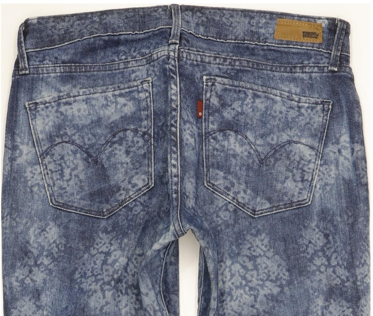 Levi's Demi Curve Women Blue Skinny Slim Stretch Jeans W27 L31