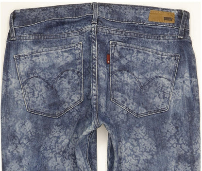 Levi's Demi Curve Women Blue Skinny Slim Stretch Jeans W27 L31