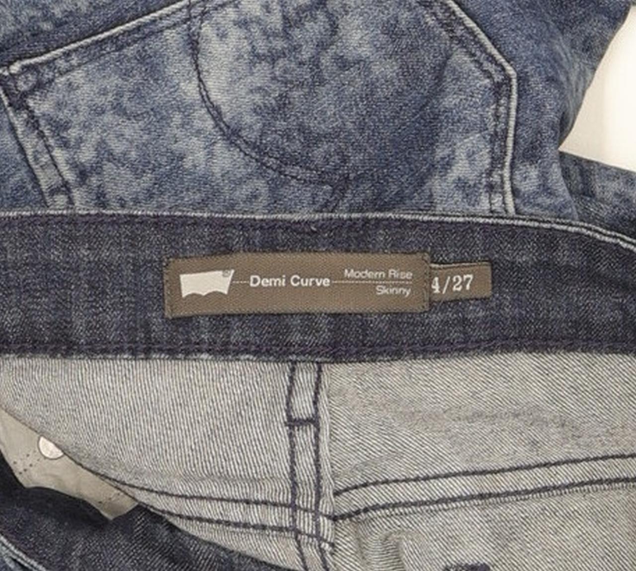 Levi's Demi Curve Women Blue Skinny Slim Stretch Jeans W27 L31