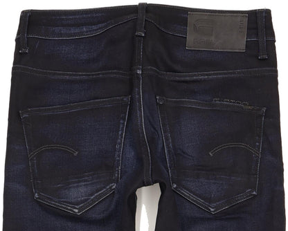 G-Star 3301 Men Navy Straight Slim Jeans W29 L31