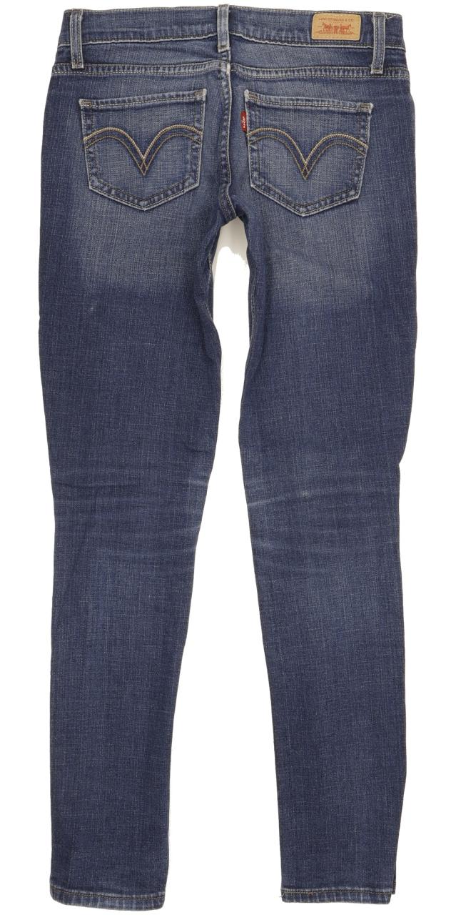 Levi's 524 Women Blue Skinny Slim Stretch Jeans W26 L29