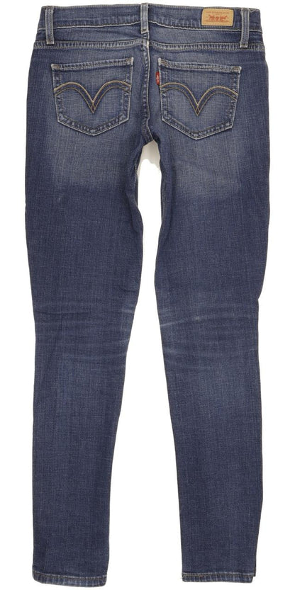Levi's 524 Women Blue Skinny Slim Stretch Jeans W26 L29