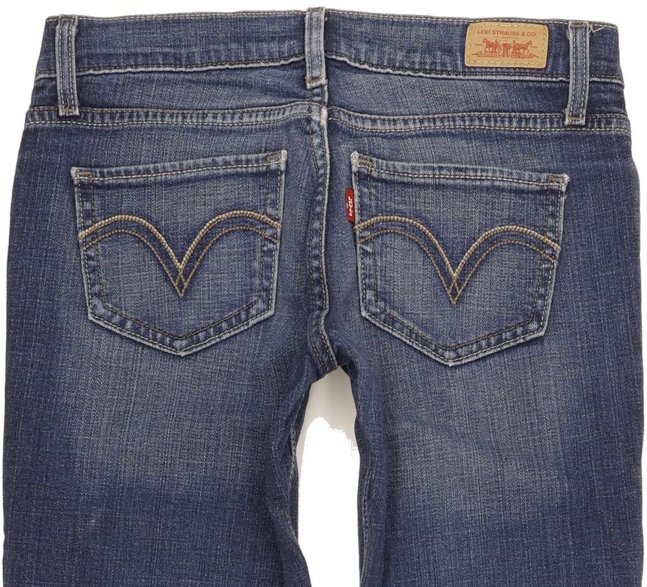 Levi's 524 Women Blue Skinny Slim Stretch Jeans W26 L29