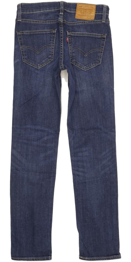 Levi's 511 Men Blue Straight Slim Stretch Jeans W29 L31