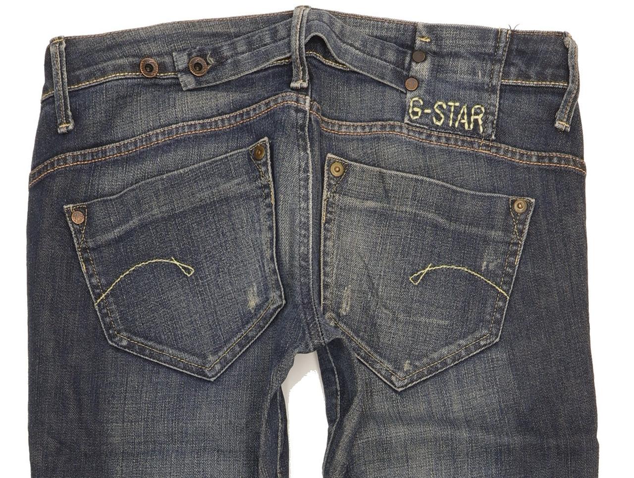 G-Star Midge Women Blue Straight Slim Stretch Jeans W29 L31