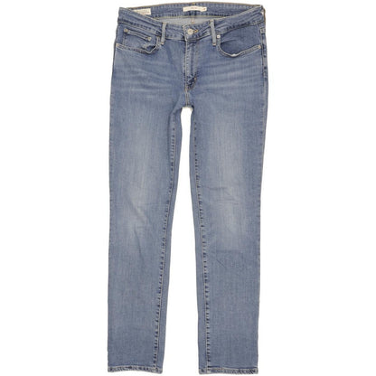 Levi's 712 Women Blue Straight Slim Stretch Jeans W30 L30