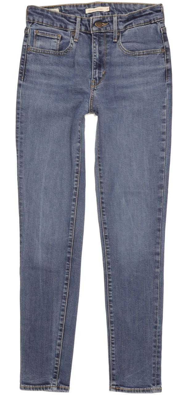 Levi's 721 Women Blue Skinny Slim Stretch Jeans W27 L29