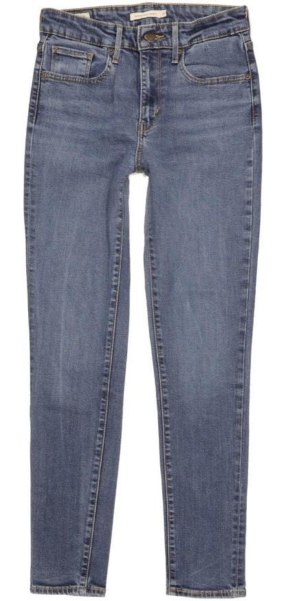 Levi's 721 Women Blue Skinny Slim Stretch Jeans W27 L29