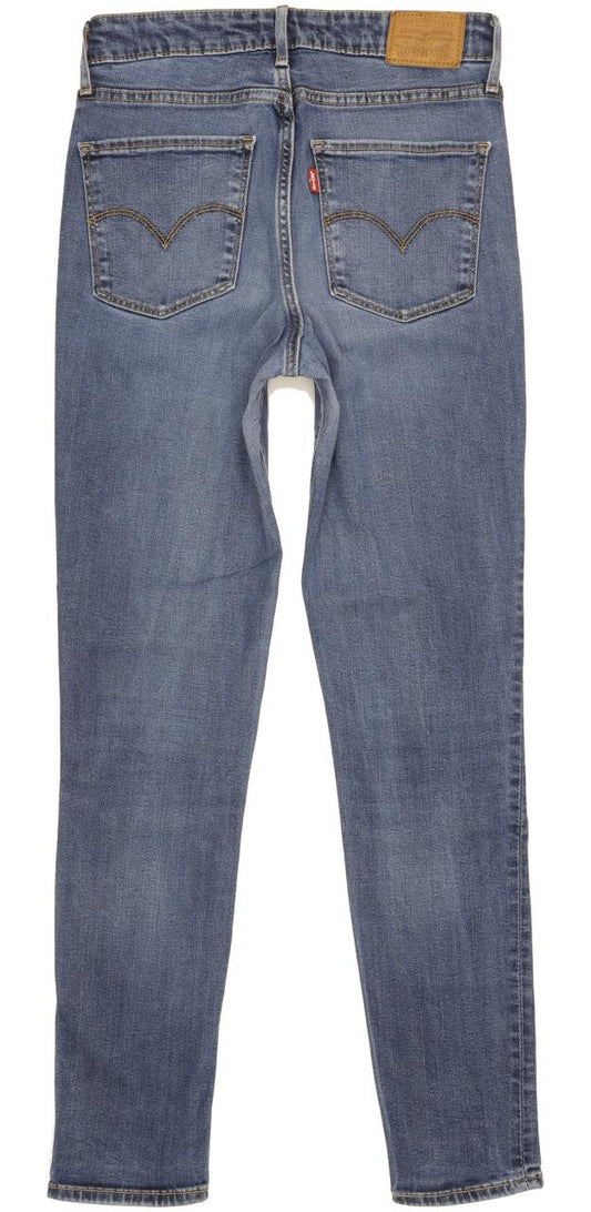 Levi's 721 Women Blue Skinny Slim Stretch Jeans W27 L29