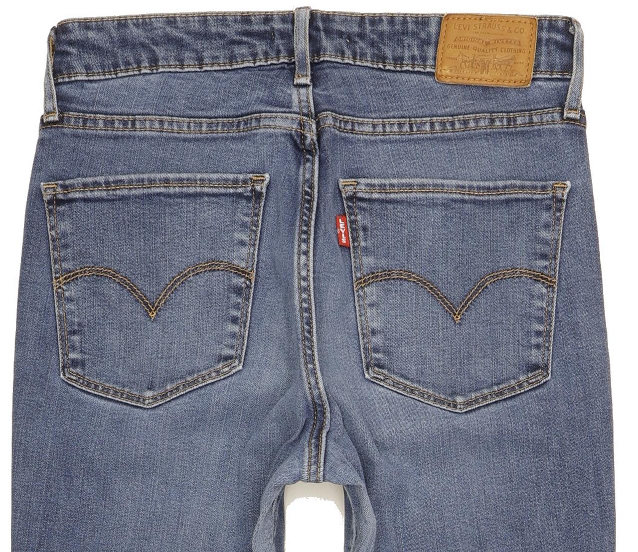 Levi's 721 Women Blue Skinny Slim Stretch Jeans W27 L29