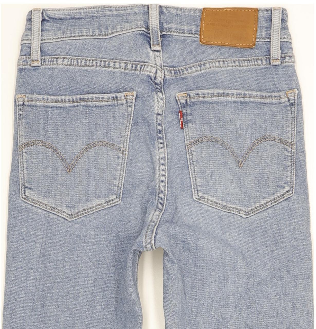 Levi's 721 Women Blue Skinny Slim Stretch Jeans W25 L29