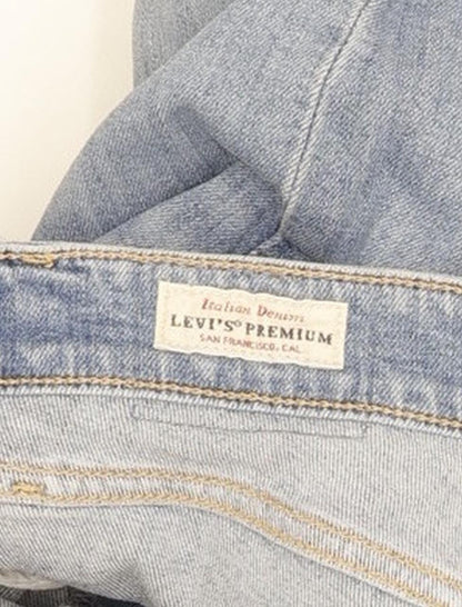 Levi's 721 Women Blue Skinny Slim Stretch Jeans W25 L29