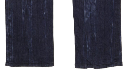 G-Star Attacc Women Blue Straight Slim Stretch Jeans W29 L33