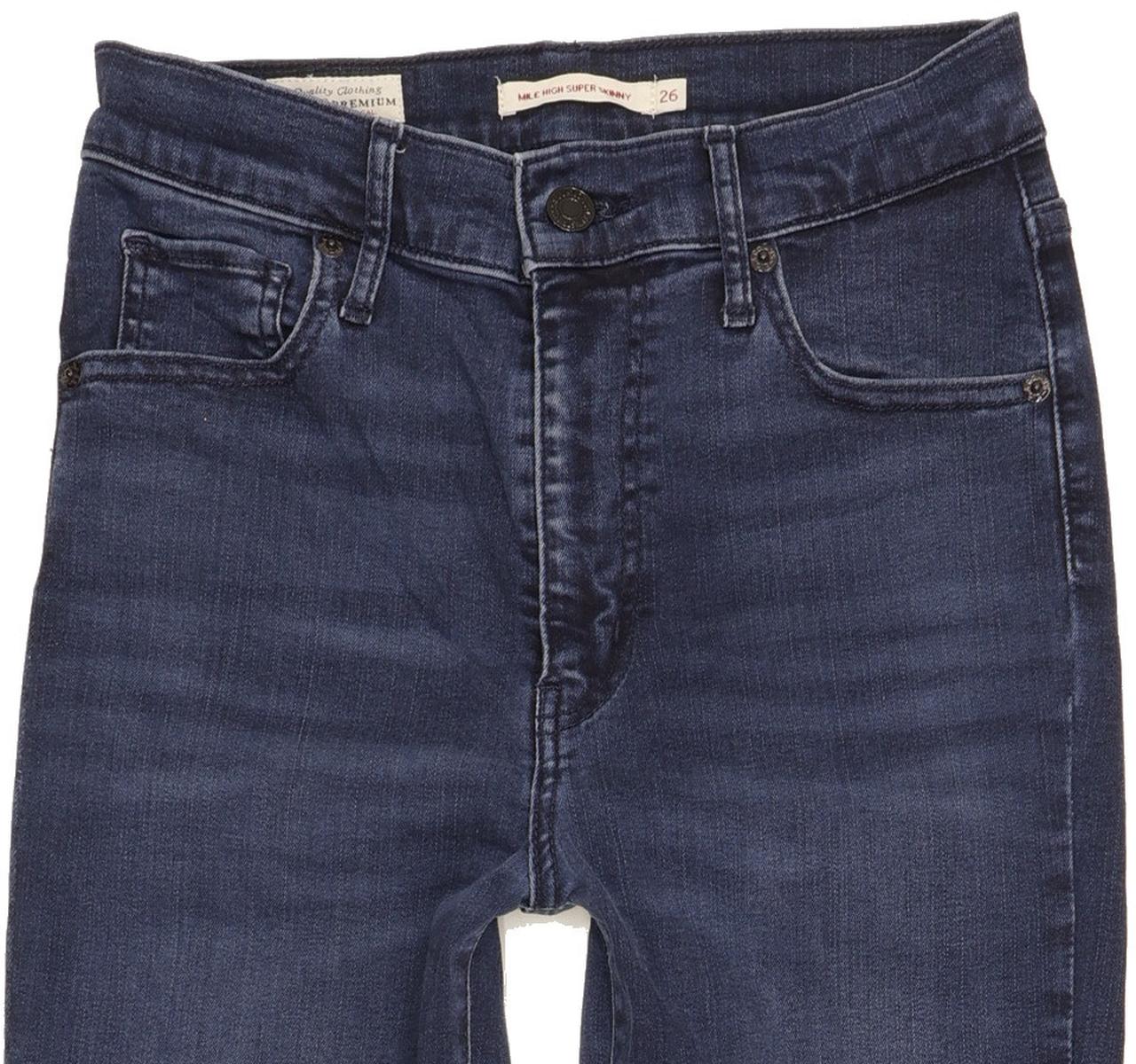 Levi's Mile Women Blue Skinny Slim Stretch Jeans W26 L28