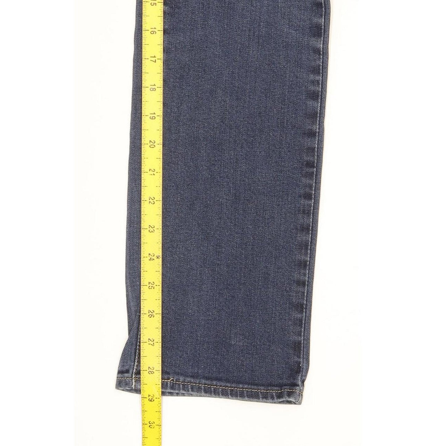 Levi's Demi Curve Women Blue Straight Slim Stretch Jeans W26 L29