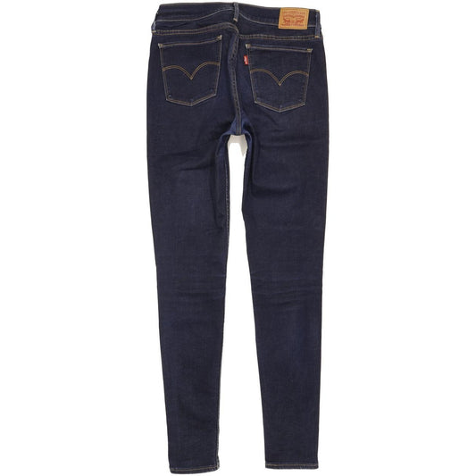 Levi's 710 Super Women Blue Skinny Slim Stretch Jeans W30 L31