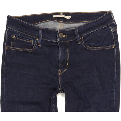 Levi's 710 Super Women Blue Skinny Slim Stretch Jeans W30 L31