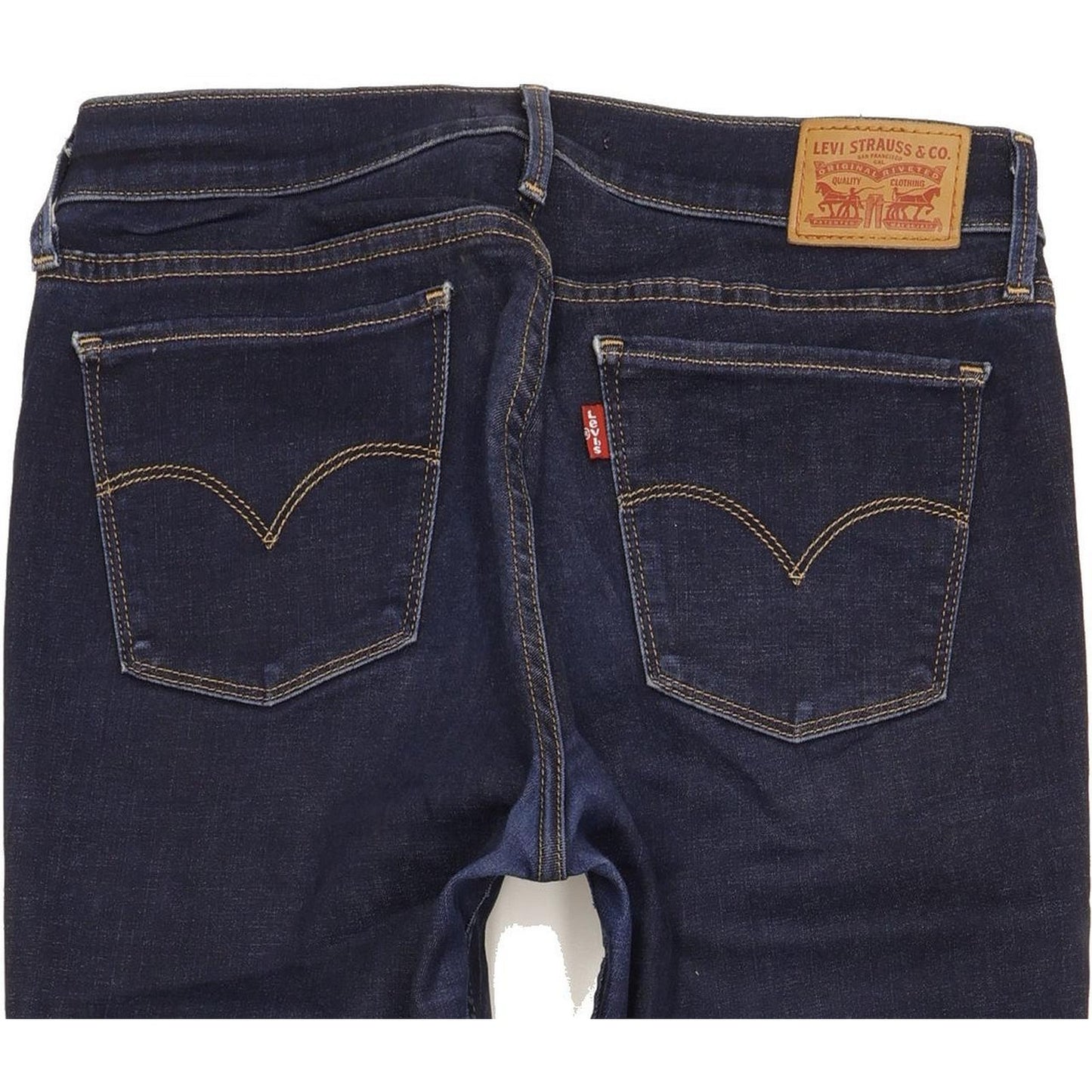 Levi's 710 Super Women Blue Skinny Slim Stretch Jeans W30 L31