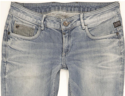 G-Star Midge Rover Women Blue Skinny Slim Stretch Jeans W30 L31
