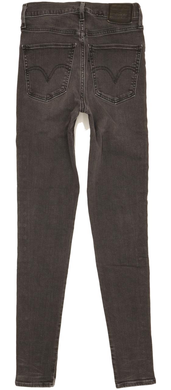 Levi's Mile Women Charcoal Skinny Slim Stretch Jeans W26 L30