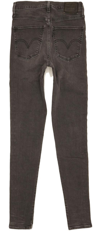 Levi's Mile Women Charcoal Skinny Slim Stretch Jeans W26 L30