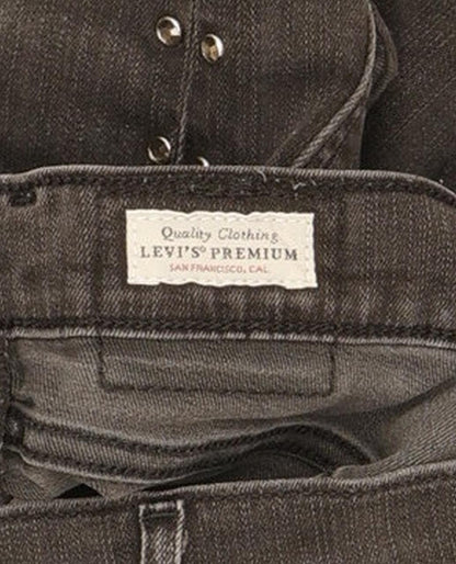 Levi's Mile Women Charcoal Skinny Slim Stretch Jeans W26 L30
