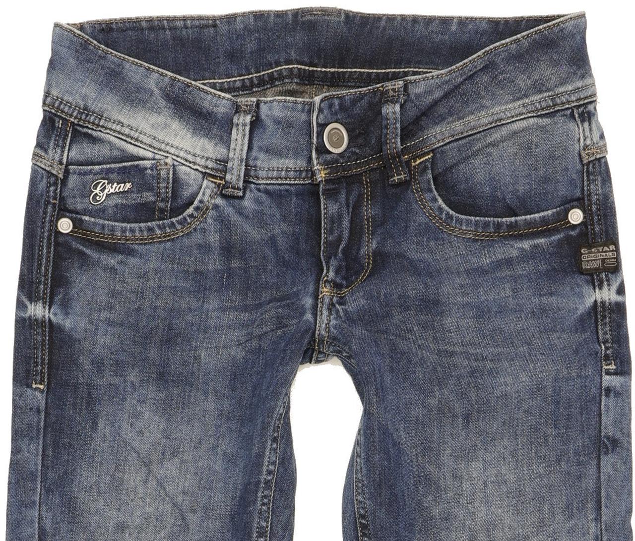 G-Star Lynn Women Blue Skinny Slim Stretch Jeans W27 L31