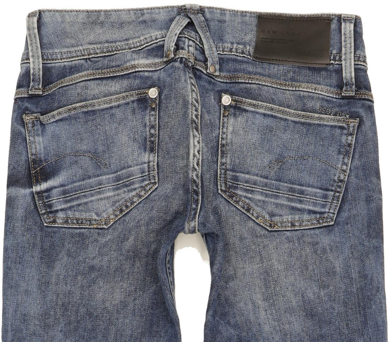 G-Star Lynn Women Blue Skinny Slim Stretch Jeans W27 L31