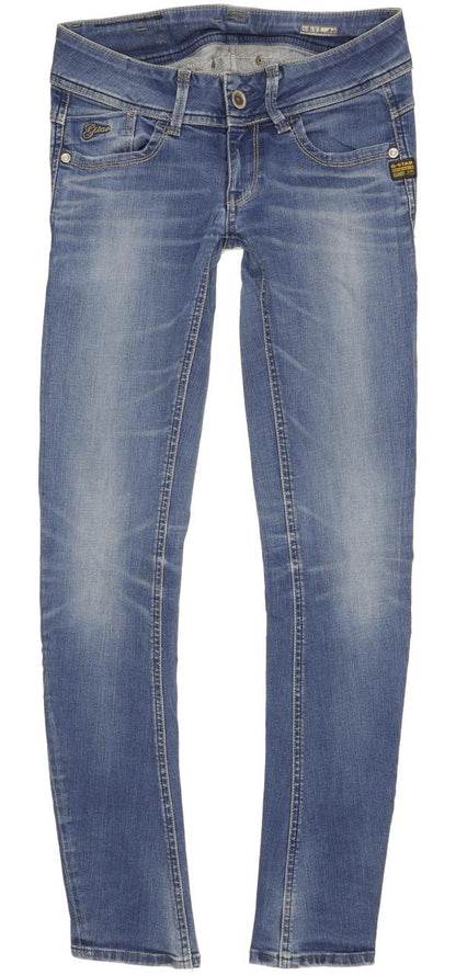 G-Star Lynn Women Blue Skinny Slim Stretch Jeans W26 L30