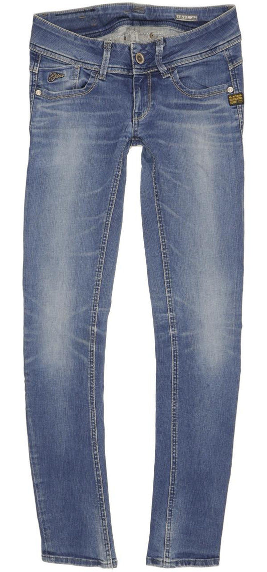 G-Star Lynn Women Blue Skinny Slim Stretch Jeans W26 L30