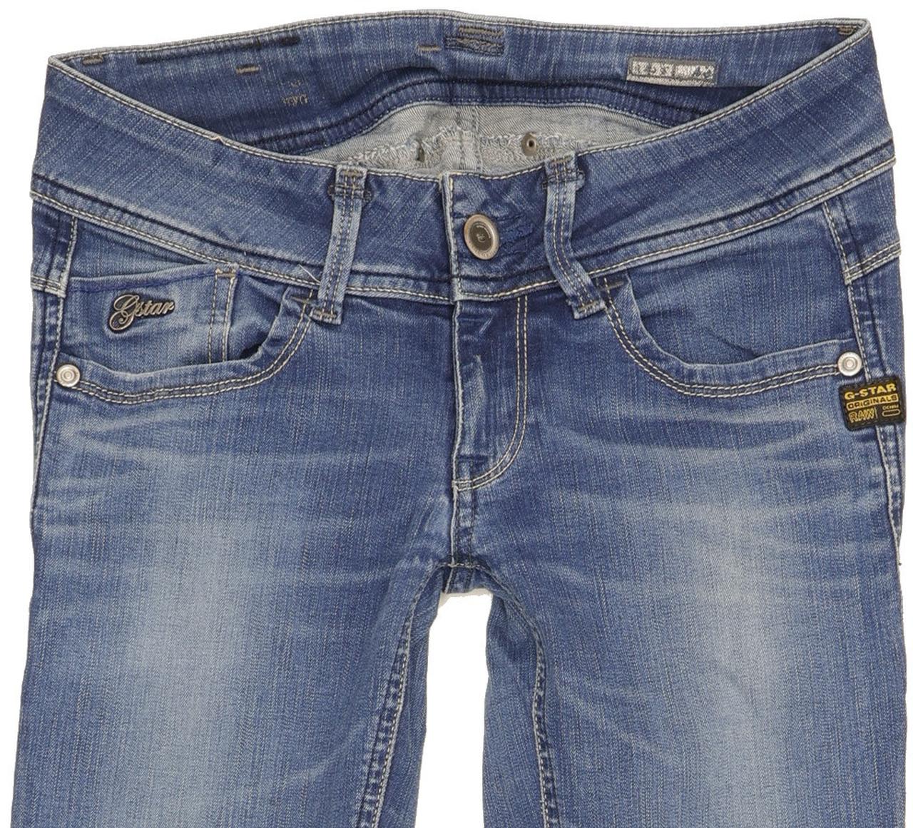 G-Star Lynn Women Blue Skinny Slim Stretch Jeans W26 L30