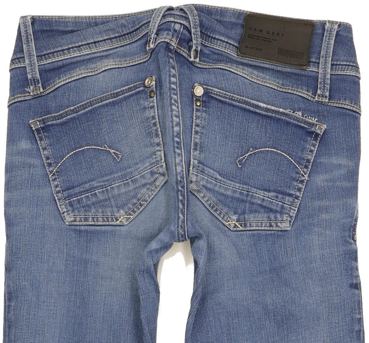 G-Star Lynn Women Blue Skinny Slim Stretch Jeans W26 L30