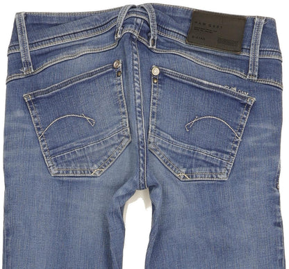 G-Star Lynn Women Blue Skinny Slim Stretch Jeans W26 L30
