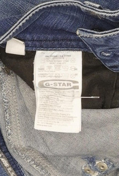 G-Star Lynn Women Blue Skinny Slim Stretch Jeans W26 L30