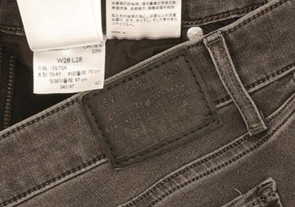 Levi's 711 Women Charcoal Skinny Slim Jeans W28 L28
