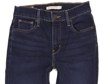 Levi's 724 Women Blue Straight Slim Stretch Jeans W26 L32