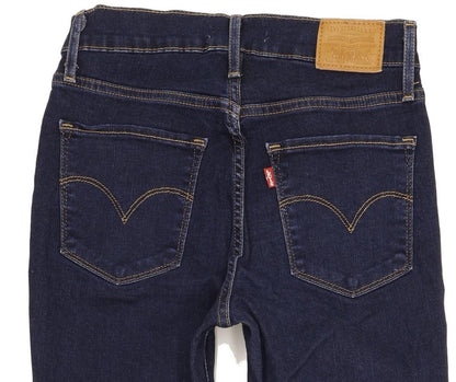 Levi's 724 Women Blue Straight Slim Stretch Jeans W26 L32