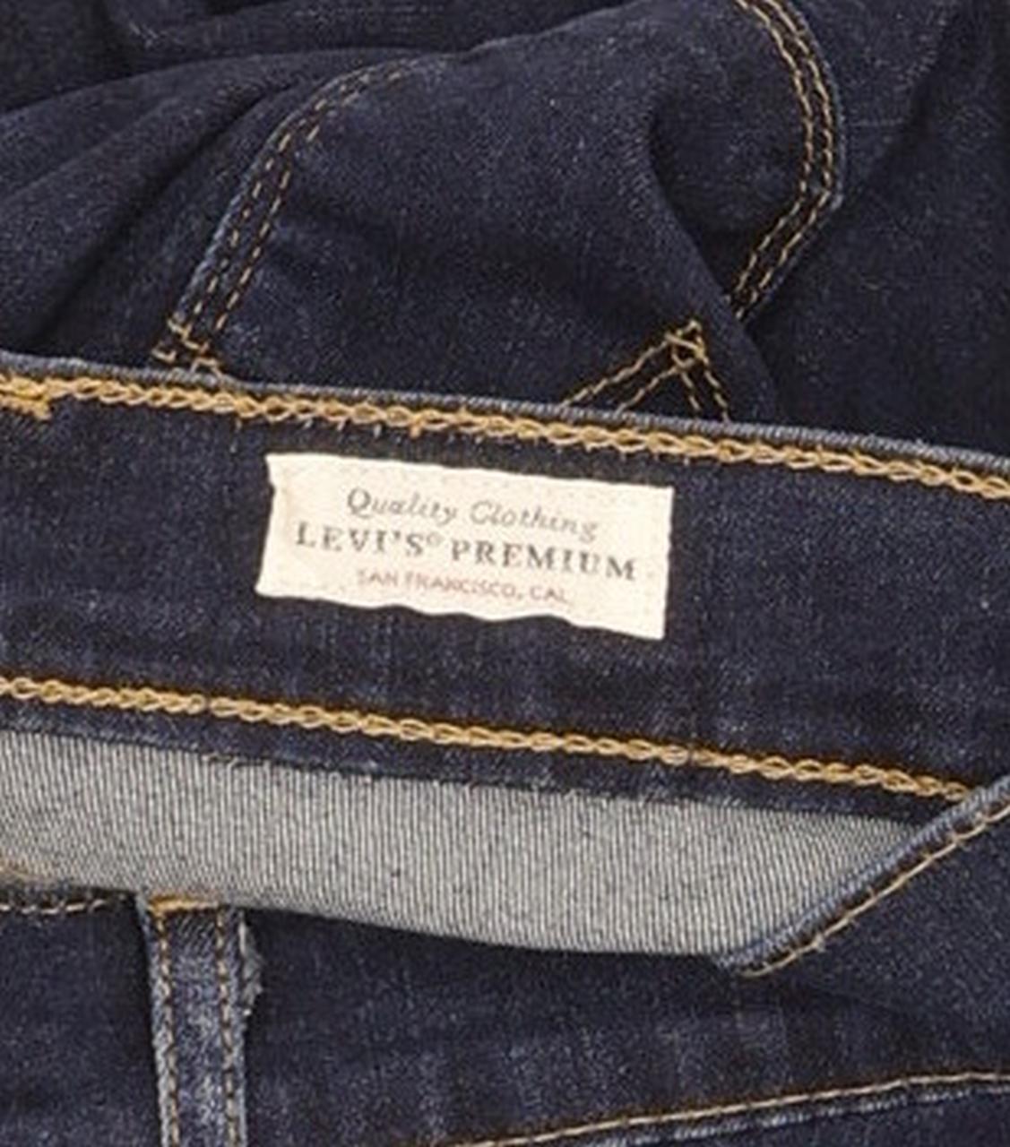 Levi's 724 Women Blue Straight Slim Stretch Jeans W26 L32