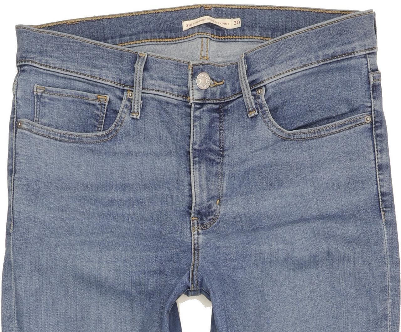 Levi's 310 Shaping Women Blue Skinny Slim Stretch Jeans W30 L30