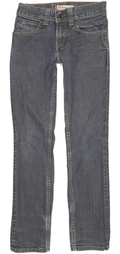 Levi's 511 Men Blue Straight Slim Stretch Jeans W28 L31